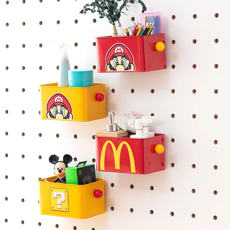 Mumu iwood 15mm creative pattern hole board accessories, dopamine partition desktop dual-purpose iron storage box
Mumu iwood 15mm creative pattern hole board accessories, dopamine partition desktop dual-purpose iron storage box