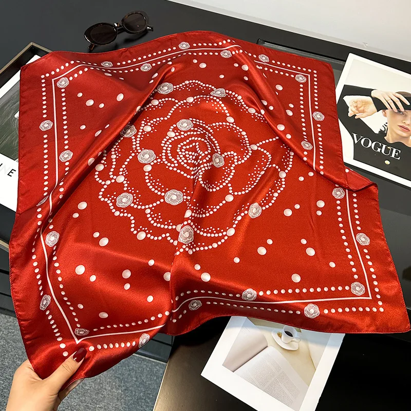 New 100% Pure Real Silk Scarf Women Hair Foulard Luxury High Quality Bandana Square Headband Hijab Scarves Pashmina brand 65cm
New 100% Pure Real Silk Scarf Women Hair Foulard Luxury High Quality Bandana Square Headband Hijab Scarves Pashmina brand 65cm