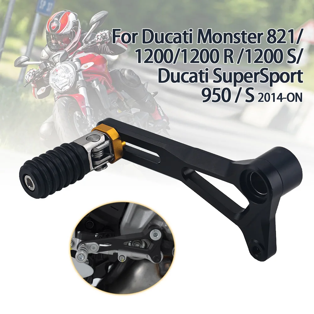 Folding Gear Shifter Shift Pedal Lever Fit For Monster 821 SuperSport 950 /S Monster 1200 R/S Motorcycle Accessories 2014-2017
Folding Gear Shifter Shift Pedal Lever Fit For Monster 821 SuperSport 950 /S Monster 1200 R/S Motorcycle Accessories 2014-2017