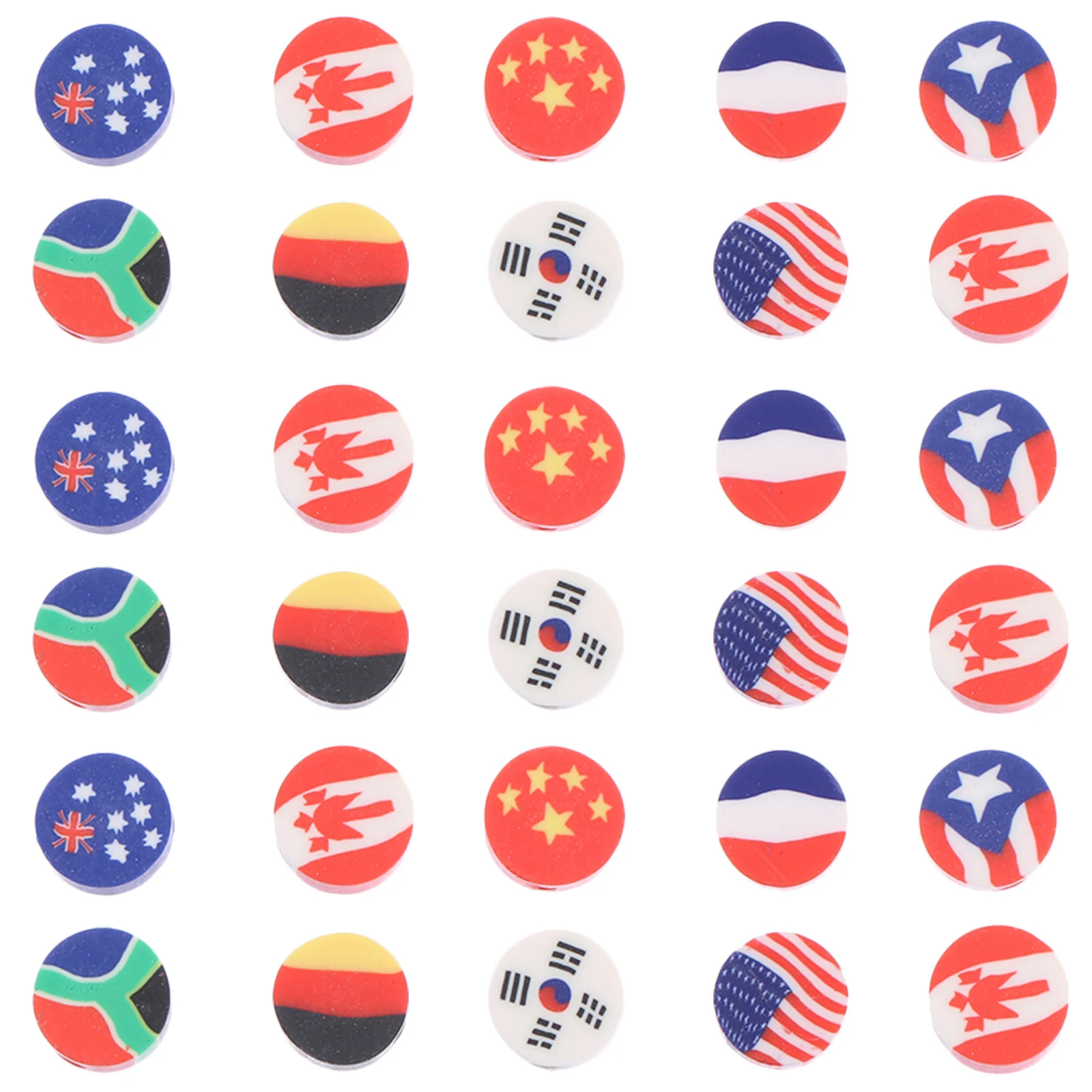 100 Pcs DIY Flag Loose Beads National Spacer Charm Decorative Polymer Clay Jewelry Making
100 Pcs DIY Flag Loose Beads National Spacer Charm Decorative Polymer Clay Jewelry Making