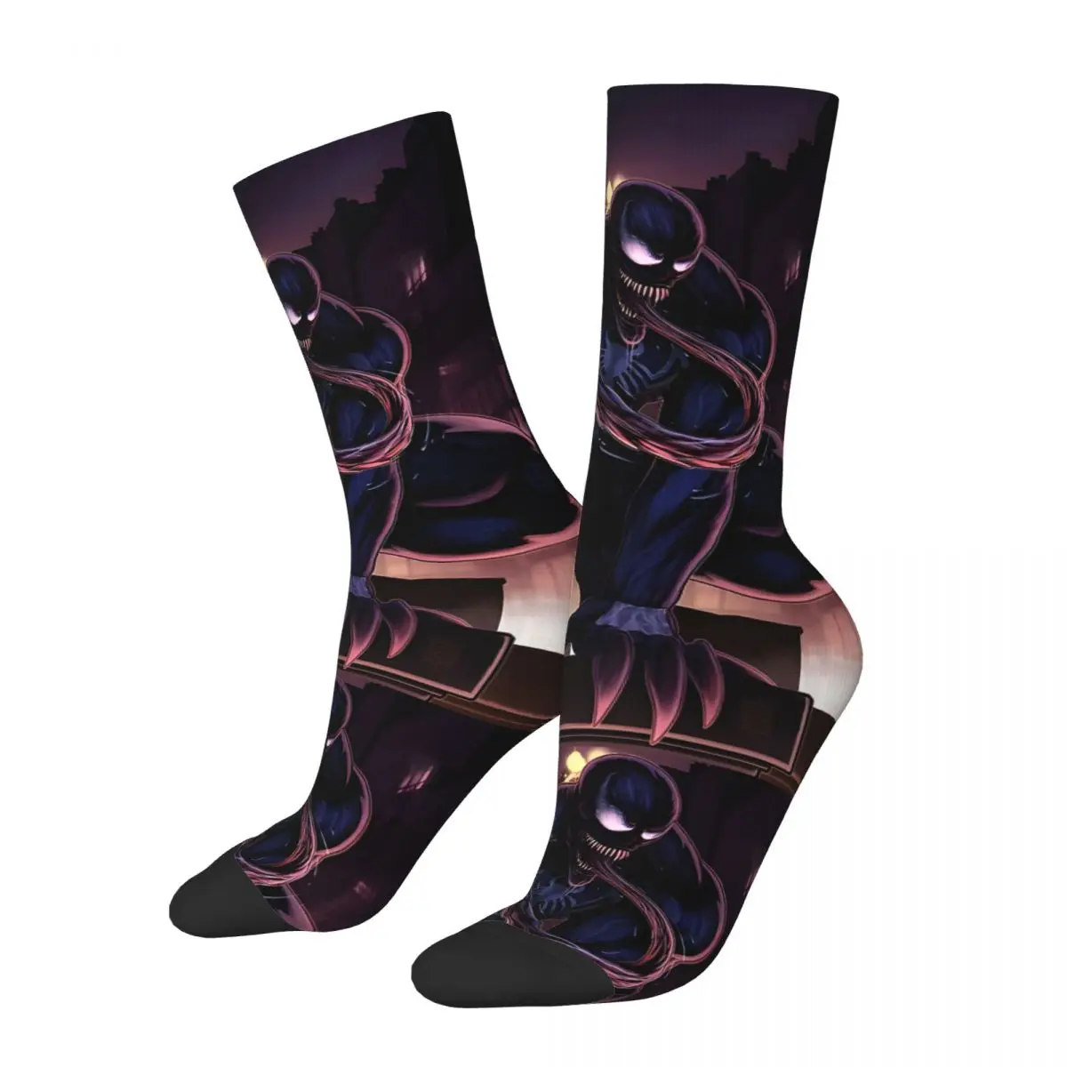 Venom Men's Socks Vintage Harajuku Marvel Spider Man Venom Street Style Novelty Seamless Crew Sock
Venom Men's Socks Vintage Harajuku Marvel Spider Man Venom Street Style Novelty Seamless Crew Sock
