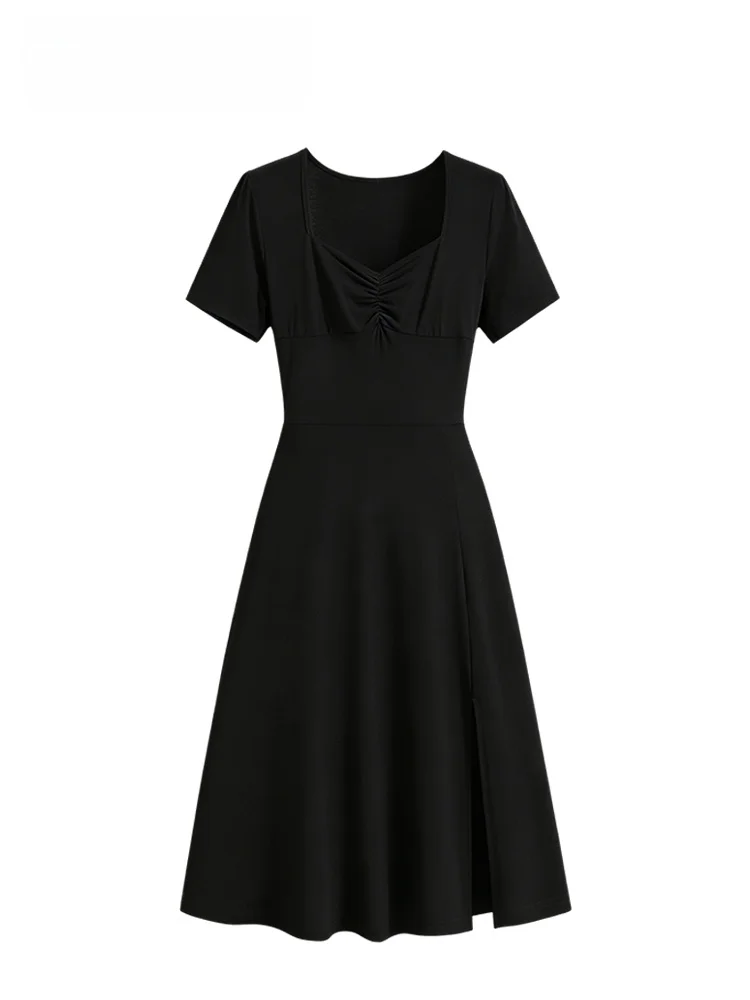 Summer New Style Cara CLUB Hepburn Style plus Size Women's Dress Fashionable Elegant Midi Knitted Dress Short Sleeve
Summer New Style Cara CLUB Hepburn Style plus Size Women's Dress Fashionable Elegant Midi Knitted Dress Short Sleeve