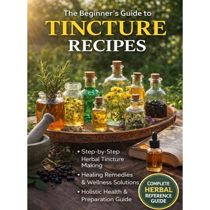 Newbie Guide Tincture Recipe: Step-by-step herbal tincture making, healing therapy and preparation guide
Newbie Guide Tincture Recipe: Step-by-step herbal tincture making, healing therapy and preparation guide