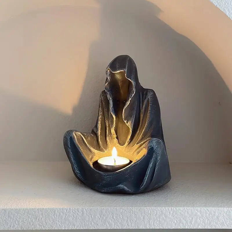 Ghost Wizard Candlestick Halloween Creative Decoration Ornaments Spooky Witchcraft Theme Home Decor Accessories
Ghost Wizard Candlestick Halloween Creative Decoration Ornaments Spooky Witchcraft Theme Home Decor Accessories