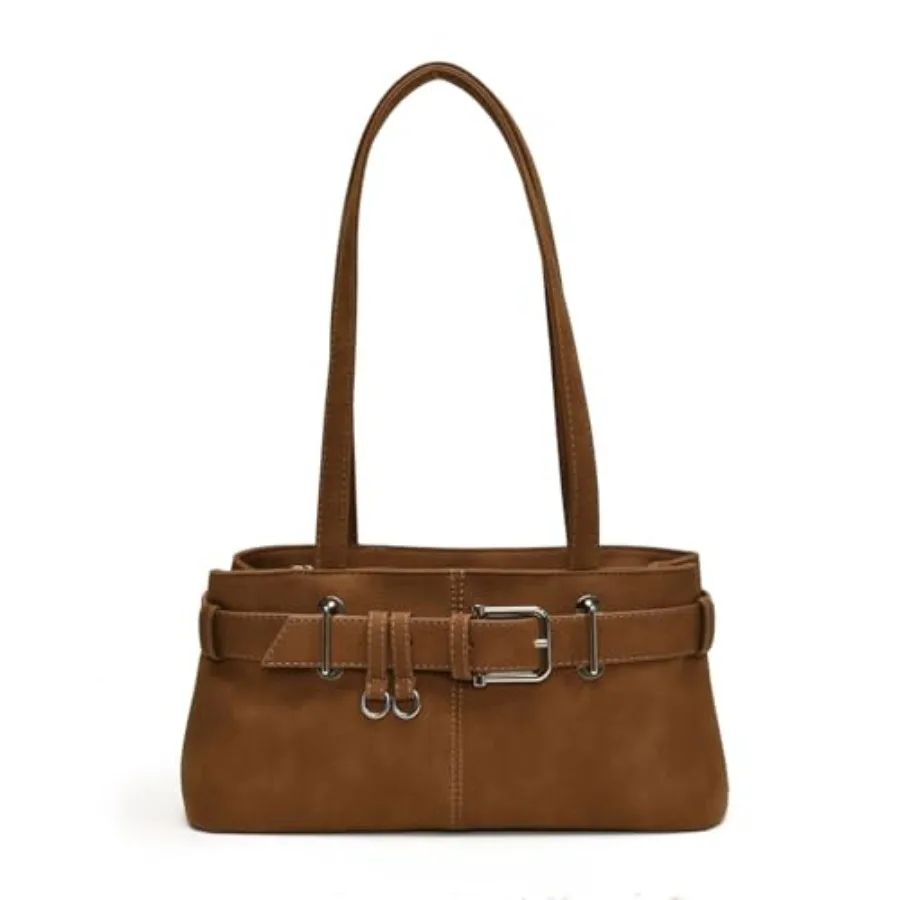 JYG Shoulder Bag for Women Vintage Y2K Hobo Purse with Belt Buckle Small PU Leather Underarm Satchel Handbag
JYG Shoulder Bag for Women Vintage Y2K Hobo Purse with Belt Buckle Small PU Leather Underarm Satchel Handbag