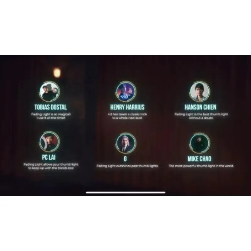 Профессиональный реквизит для фокусов Fading Light Pro от Hau Jiun: сценические магические трюки, иллюзии, управление кнопкой, уличный суперлегкий световой эффект
Профессиональный реквизит для фокусов Fading Light Pro от Hau Jiun: сценические магические трюки, иллюзии, управление кнопкой, уличный суперлегкий световой эффект