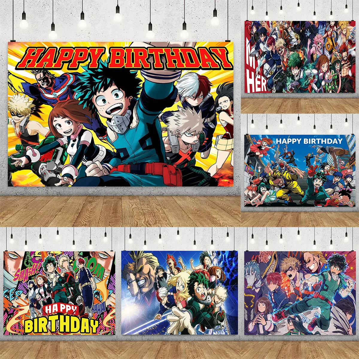 Cartoon My Hero Academia Birthday Party Backdrop Poster Hot Anime My Hero Academia Theme Cake Table Decor Party Supplies Gift
Cartoon My Hero Academia Birthday Party Backdrop Poster Hot Anime My Hero Academia Theme Cake Table Decor Party Supplies Gift