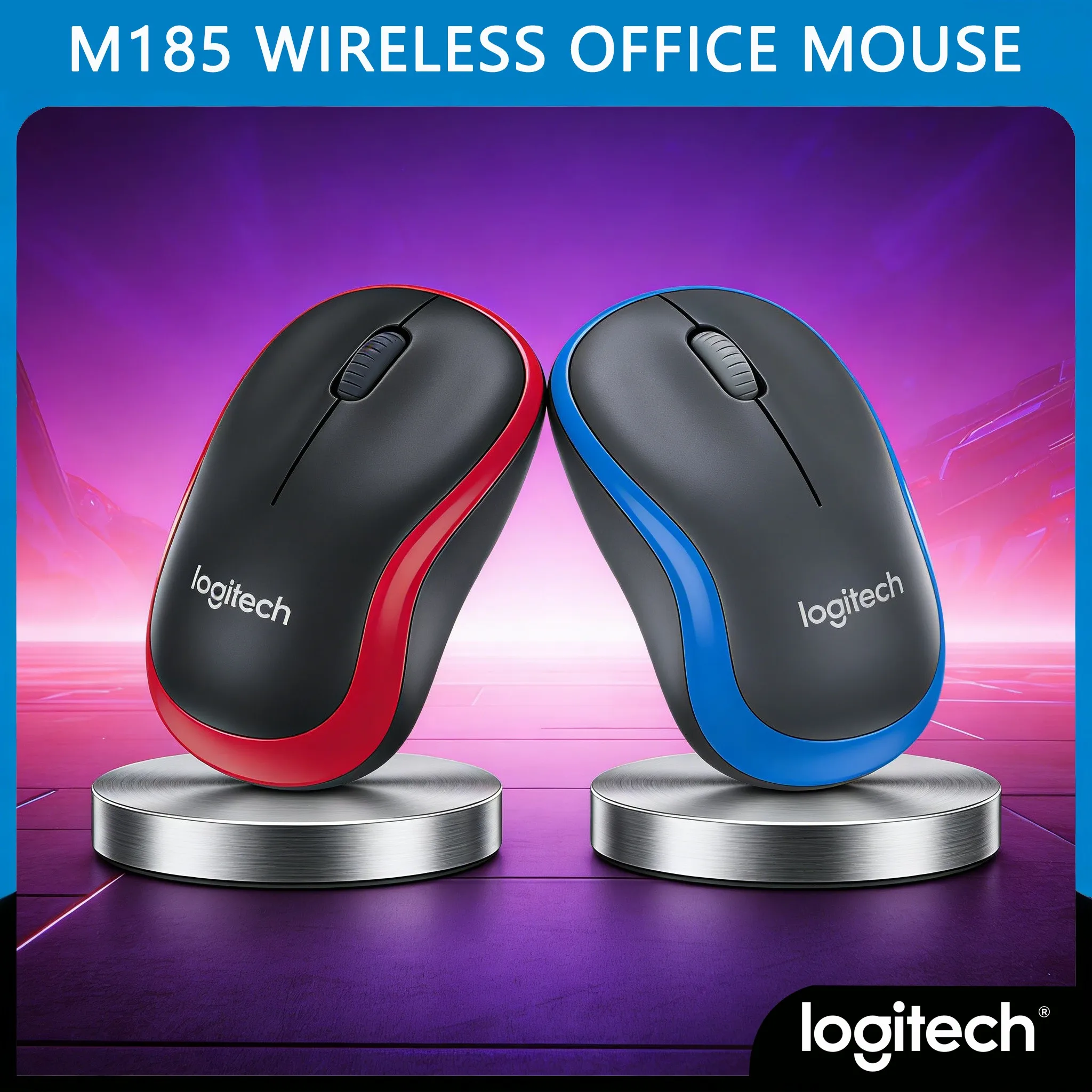 Logitech M185/M220 Wireless Optical Mouse 1000 DPI USB Receiver Long Battery Office Gamer
Logitech M185/M220 Wireless Optical Mouse 1000 DPI USB Receiver Long Battery Office Gamer