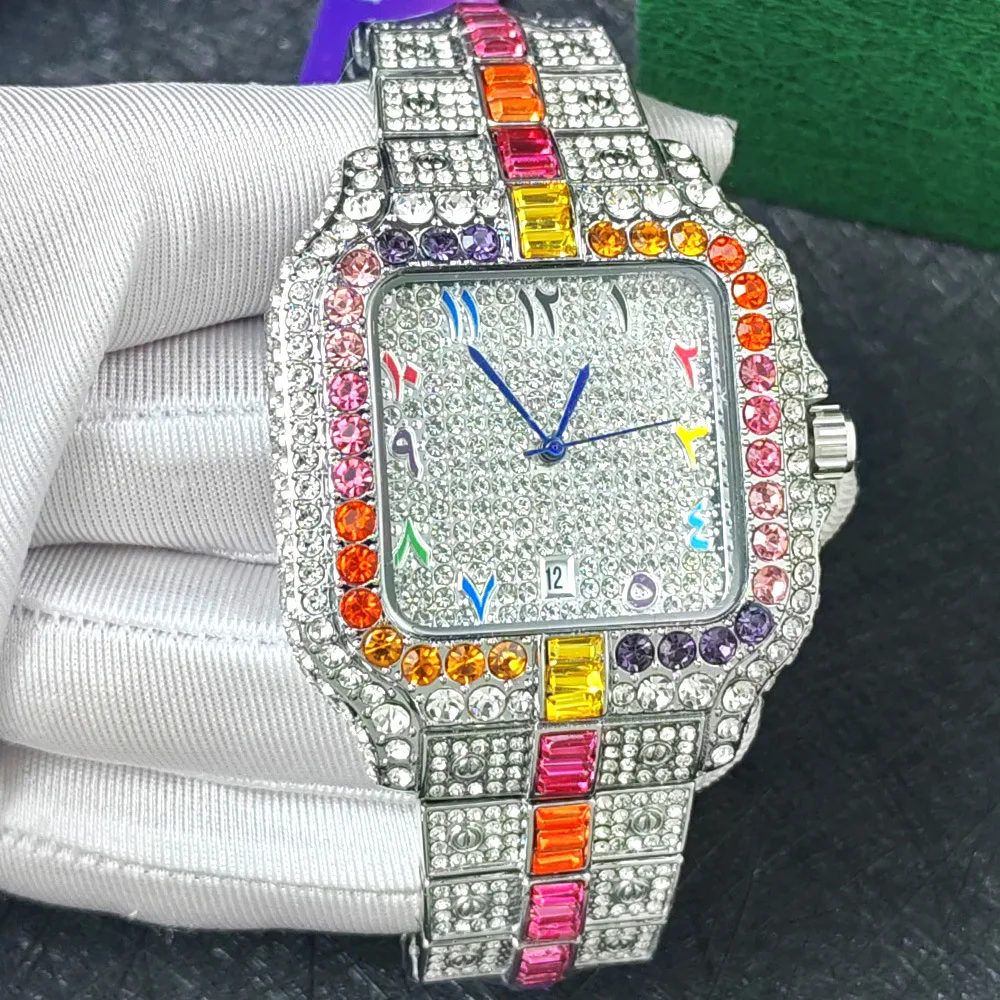 UNIGUET Rainbow Ice Watch для мужчин, роскошные кварцевые часы из нержавеющей стали, мужские модные наручные часы в стиле хип-хоп с бриллиантами, дропшиппинг
UNIGUET Rainbow Ice Watch для мужчин, роскошные кварцевые часы из нержавеющей стали, мужские модные наручные часы в стиле хип-хоп с бриллиантами, дропшиппинг