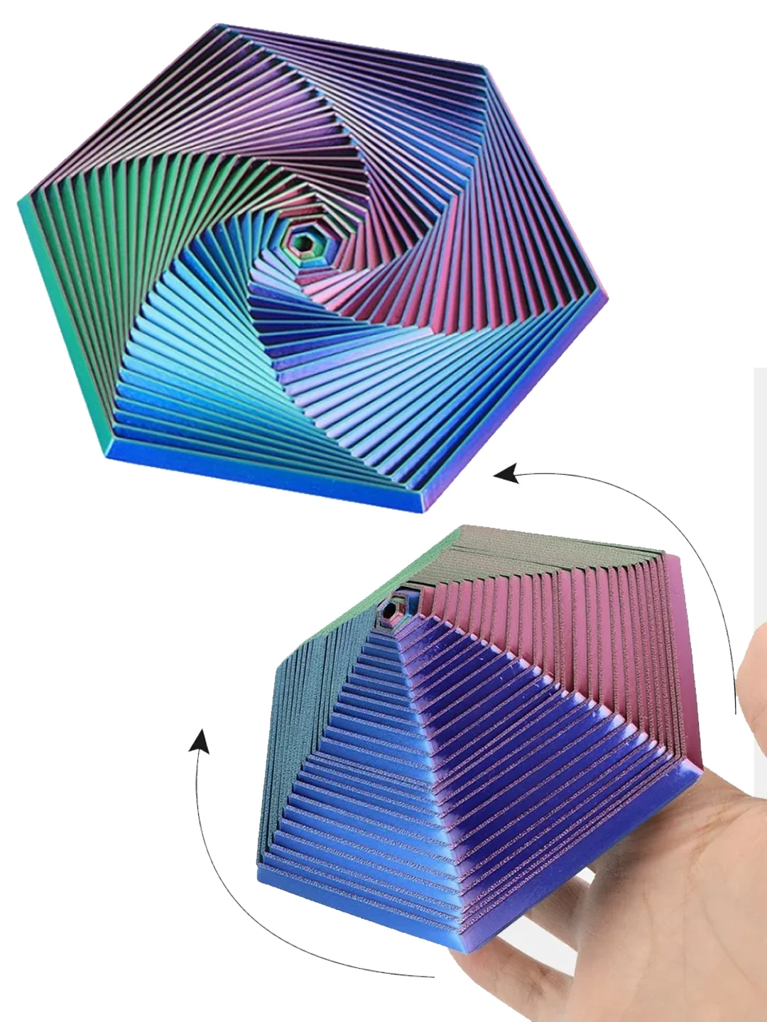 Фрактальный Непоседа с шестигранной 3D принтом, снимающие стресс, игрушки, межпроходный антистрессовый Непоседа, декомпрессия, креатив для детей 
Фрактальный Непоседа с шестигранной 3D принтом, снимающие стресс, игрушки, межпроходный антистрессовый Непоседа, декомпрессия, креатив для детей