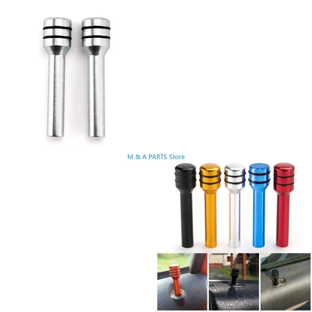 U1JF 1Pair 5 Colors Aluminum Alloy Auto Car Security Door Lock Pins Universal Car Truck Interior Door Lock Knob Pull Pins
U1JF 1Pair 5 Colors Aluminum Alloy Auto Car Security Door Lock Pins Universal Car Truck Interior Door Lock Knob Pull Pins