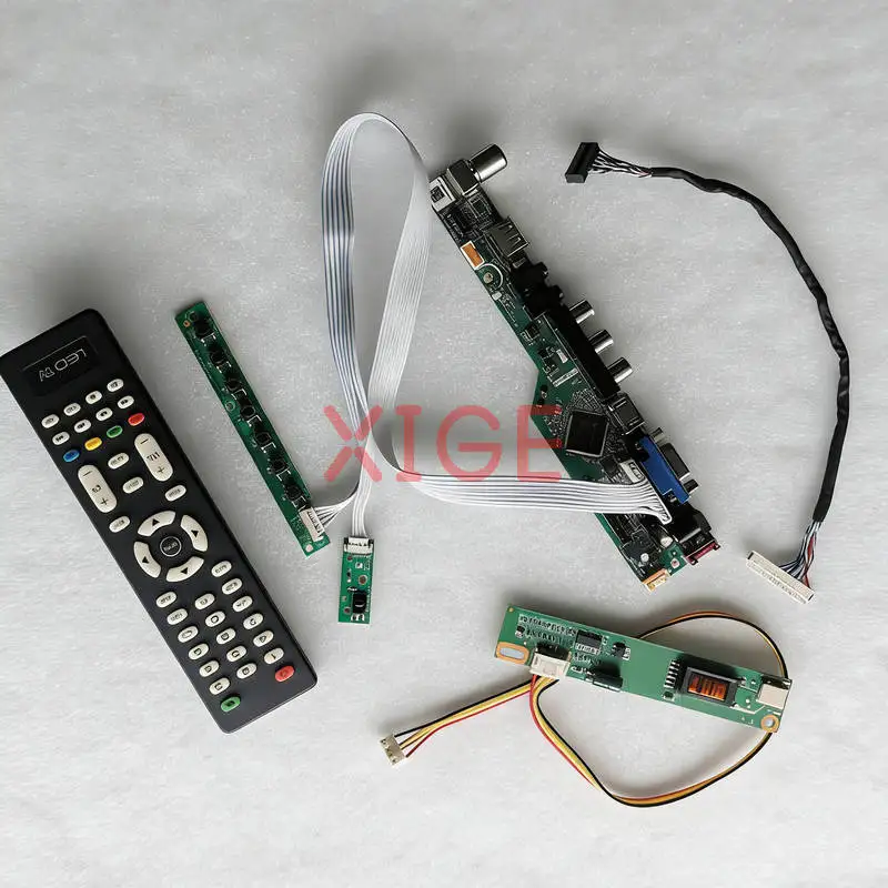 Matrix Controller Board Fit LTN156AT01 LTN160AT01 LTN160AT02 N156B3 HDMI+VGA+AV+USB 1-CCFL 1366x768 LVDS 30-Pin 1366*768 DIY Kit
Matrix Controller Board Fit LTN156AT01 LTN160AT01 LTN160AT02 N156B3 HDMI+VGA+AV+USB 1-CCFL 1366x768 LVDS 30-Pin 1366*768 DIY Kit