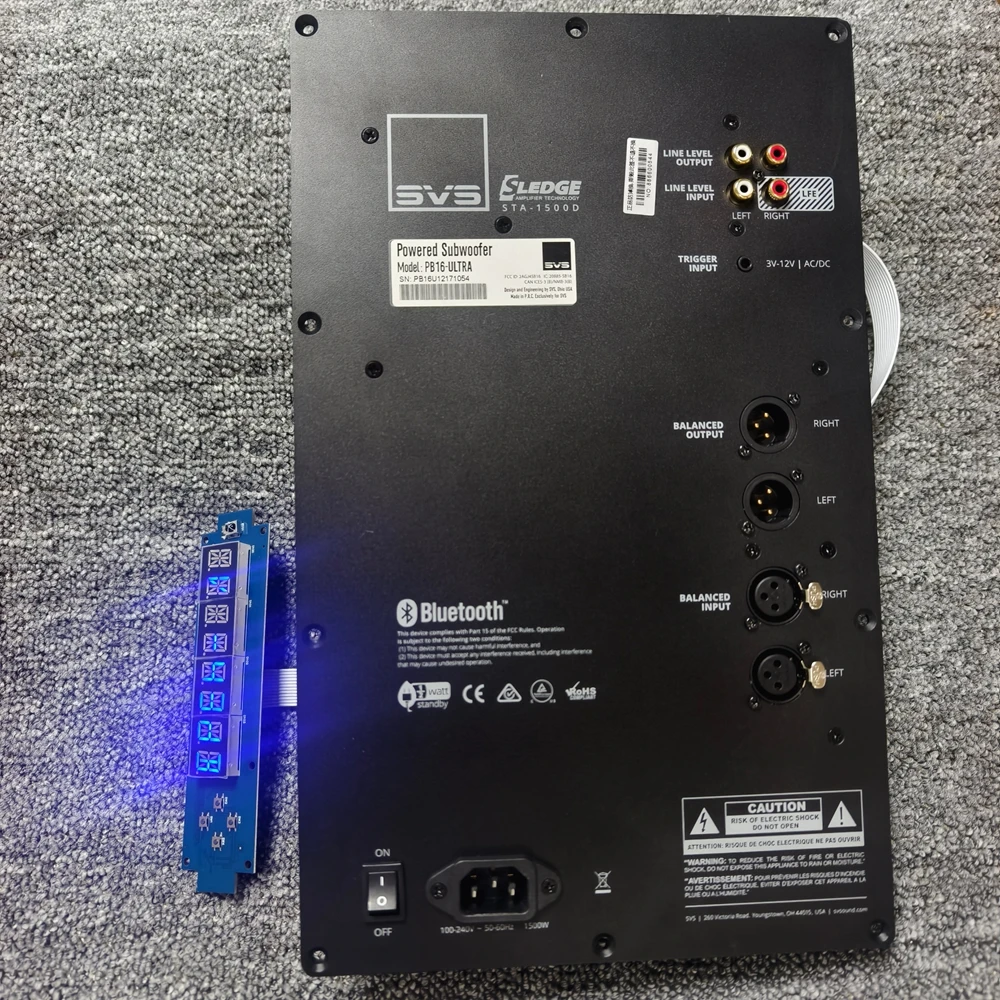 PB16 ULTRA Mono Heavy Power Home Amplifier Board 1500 Watt Bass Subwoofer Bluetooth App Control For SVS House 110v-220v
PB16 ULTRA Mono Heavy Power Home Amplifier Board 1500 Watt Bass Subwoofer Bluetooth App Control For SVS House 110v-220v