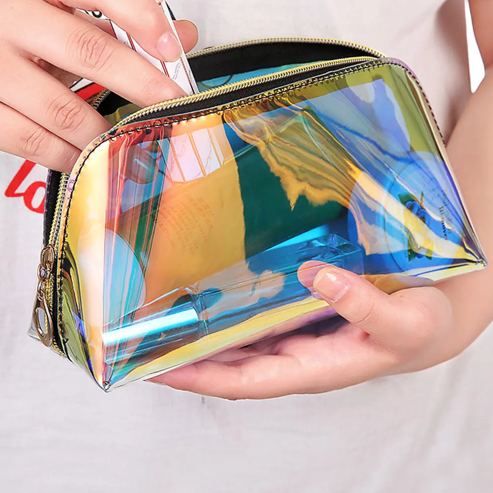 2pcs Makeup Bag Waterproof TPU Travel Organizer Makeup Organizer Iridescent Pouch Storage Brush Holder 
2pcs Makeup Bag Waterproof TPU Travel Organizer Makeup Organizer Iridescent Pouch Storage Brush Holder