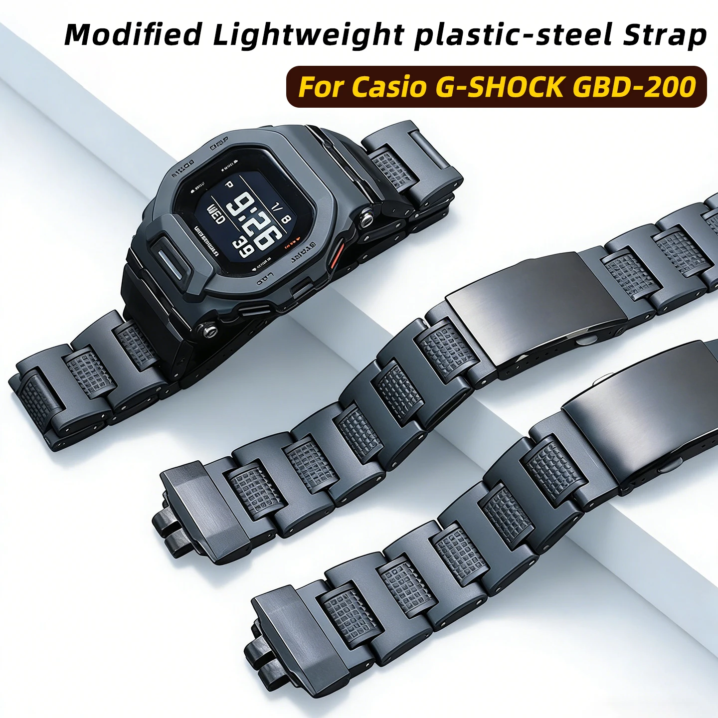 GBD 200 WatchBand For Casio G-SHOCK GBD-200SM GBD 200-1/2/9 Modified Lightweight plastic-steel Strap Men Outdoor Sports Bracelet
GBD 200 WatchBand For Casio G-SHOCK GBD-200SM GBD 200-1/2/9 Modified Lightweight plastic-steel Strap Men Outdoor Sports Bracelet