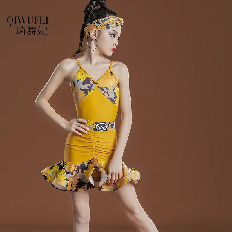 Children's Latin dance costume, women's training costume, competition performance, professional dance costume suit houndstooth
Children's Latin dance costume, women's training costume, competition performance, professional dance costume suit houndstooth