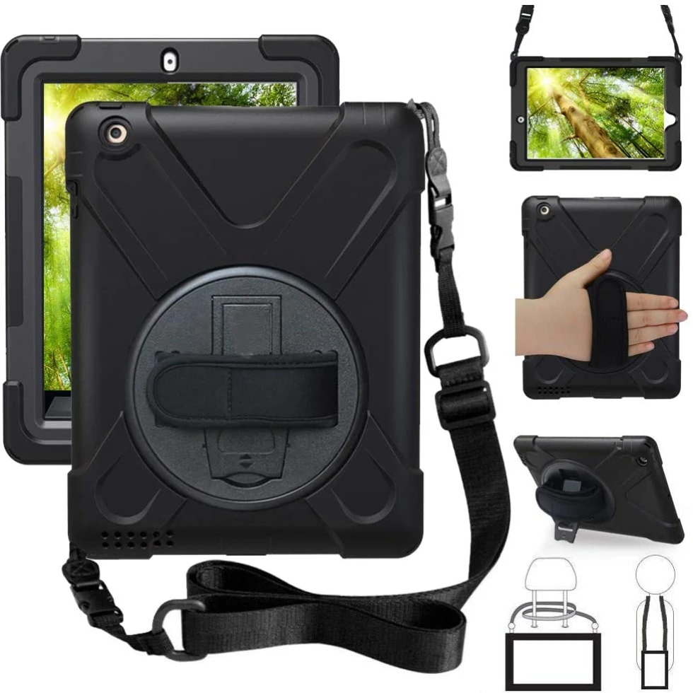 Case For iPad 2 3 4 2012 Heavy Duty Shockproof Kids Cover for iPad 10.2 2021 2 ipad 3 4 9.7 Kickstand Handle Shoulder Strap Case
Case For iPad 2 3 4 2012 Heavy Duty Shockproof Kids Cover for iPad 10.2 2021 2 ipad 3 4 9.7 Kickstand Handle Shoulder Strap Case