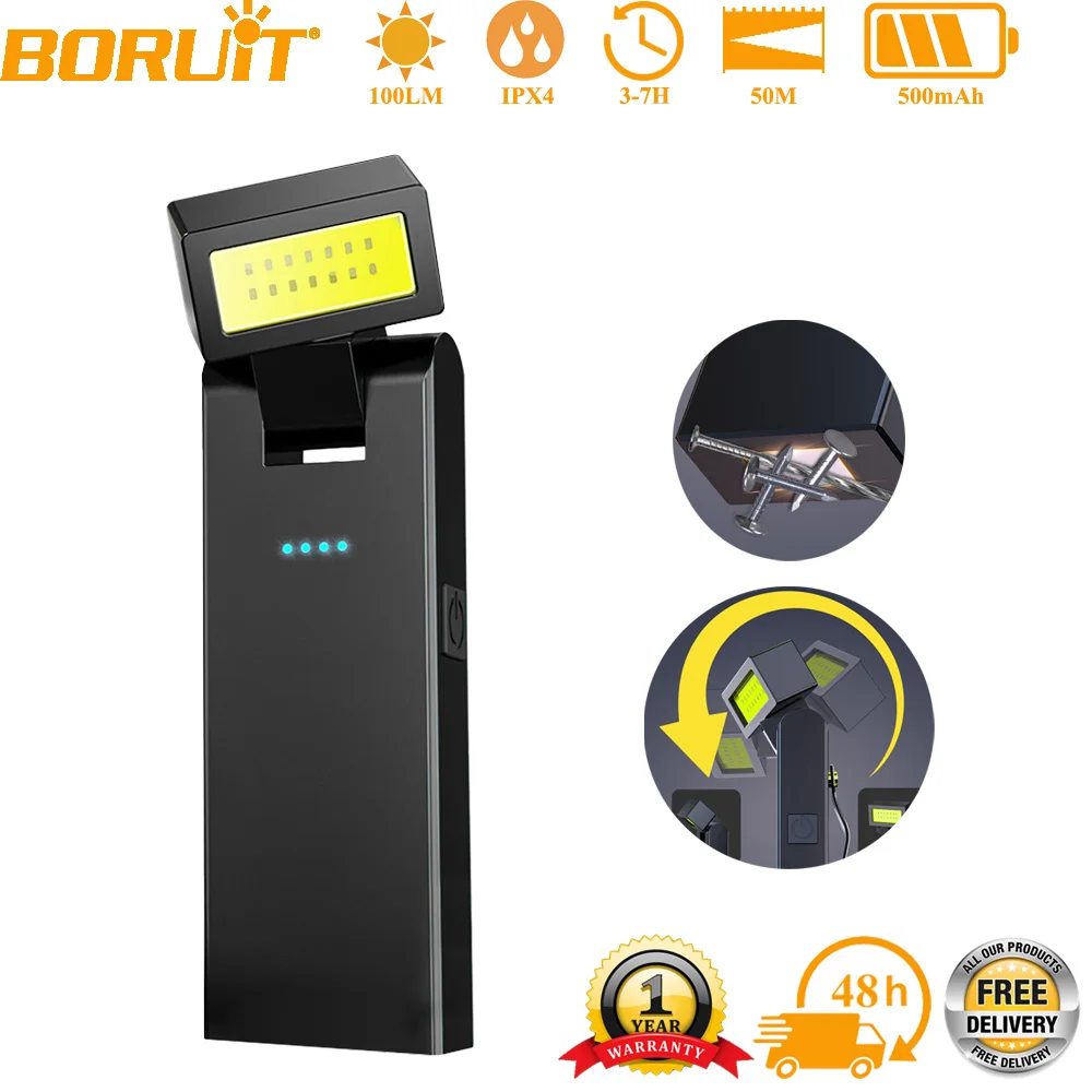 BORUiT USB C Rechargeable Small LED Flashlight Portable Mini Torch Magnetic Work Light Outdoor Camping Fishing Pocket Lantern
BORUiT USB C Rechargeable Small LED Flashlight Portable Mini Torch Magnetic Work Light Outdoor Camping Fishing Pocket Lantern