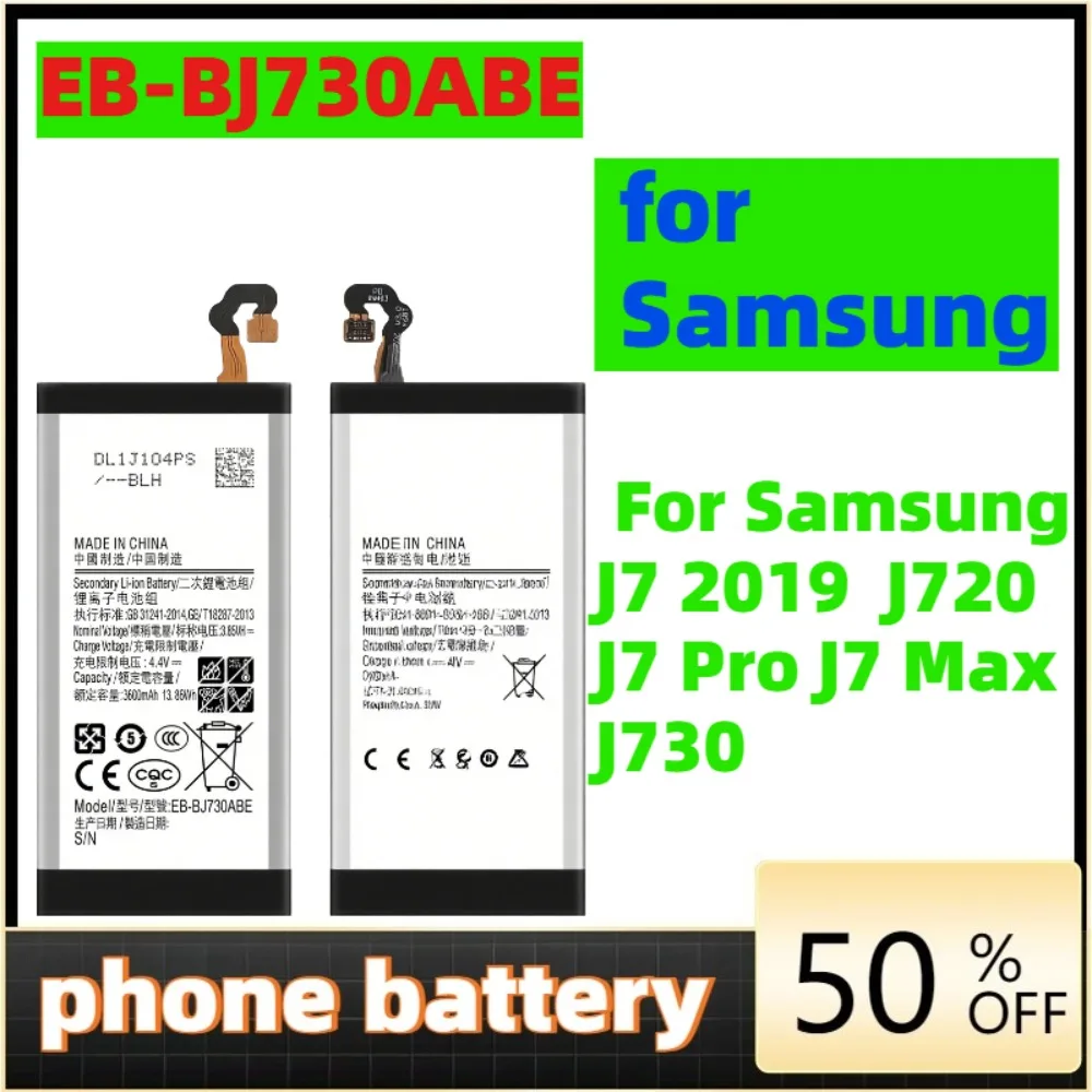 Phone battery EB-BJ730ABE 3600mAh Battery For Samsung Galaxy J7 Pro 2017 SM-J730 SM-J730FM J730F/G J730DS J730GM J730K
Phone battery EB-BJ730ABE 3600mAh Battery For Samsung Galaxy J7 Pro 2017 SM-J730 SM-J730FM J730F/G J730DS J730GM J730K