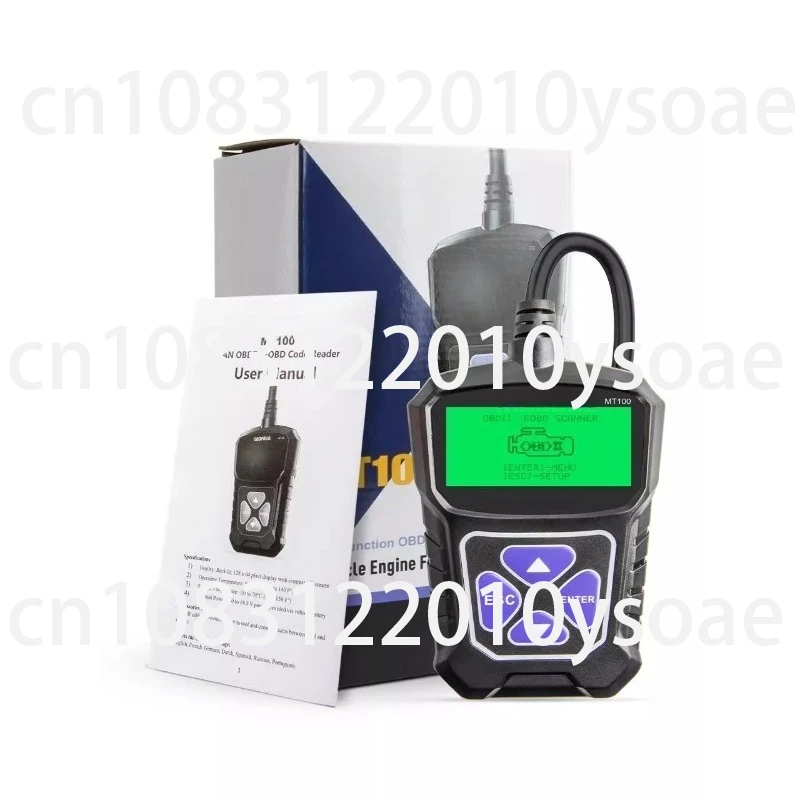 MT100 OBD2 Автомобильный детектор для сканера устройства считывания кодов автомобиля
MT100 OBD2 Автомобильный детектор для сканера устройства считывания кодов автомобиля