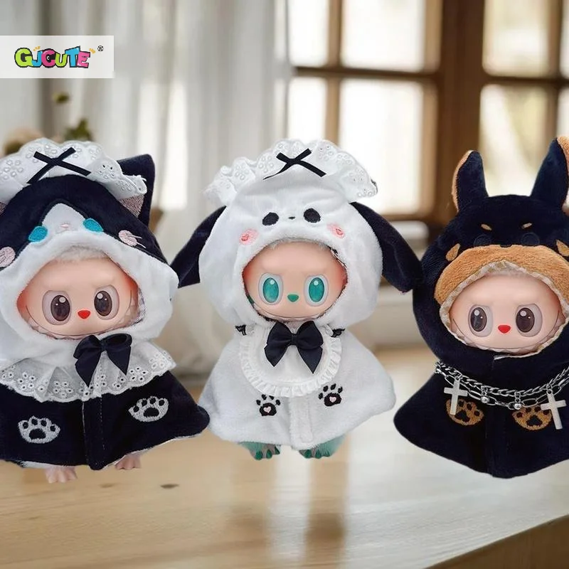 Кукольная одежда для 15/17 см Laubu, животное, горничная, черный кот, белая собака, шаль, плащ, плюшевая хлопковая кукла-идол, универсальные аксессуары для косплея
Кукольная одежда для 15/17 см Laubu, животное, горничная, черный кот, белая собака, шаль, плащ, плюшевая хлопковая кукла-идол, универсальные аксессуары для косплея