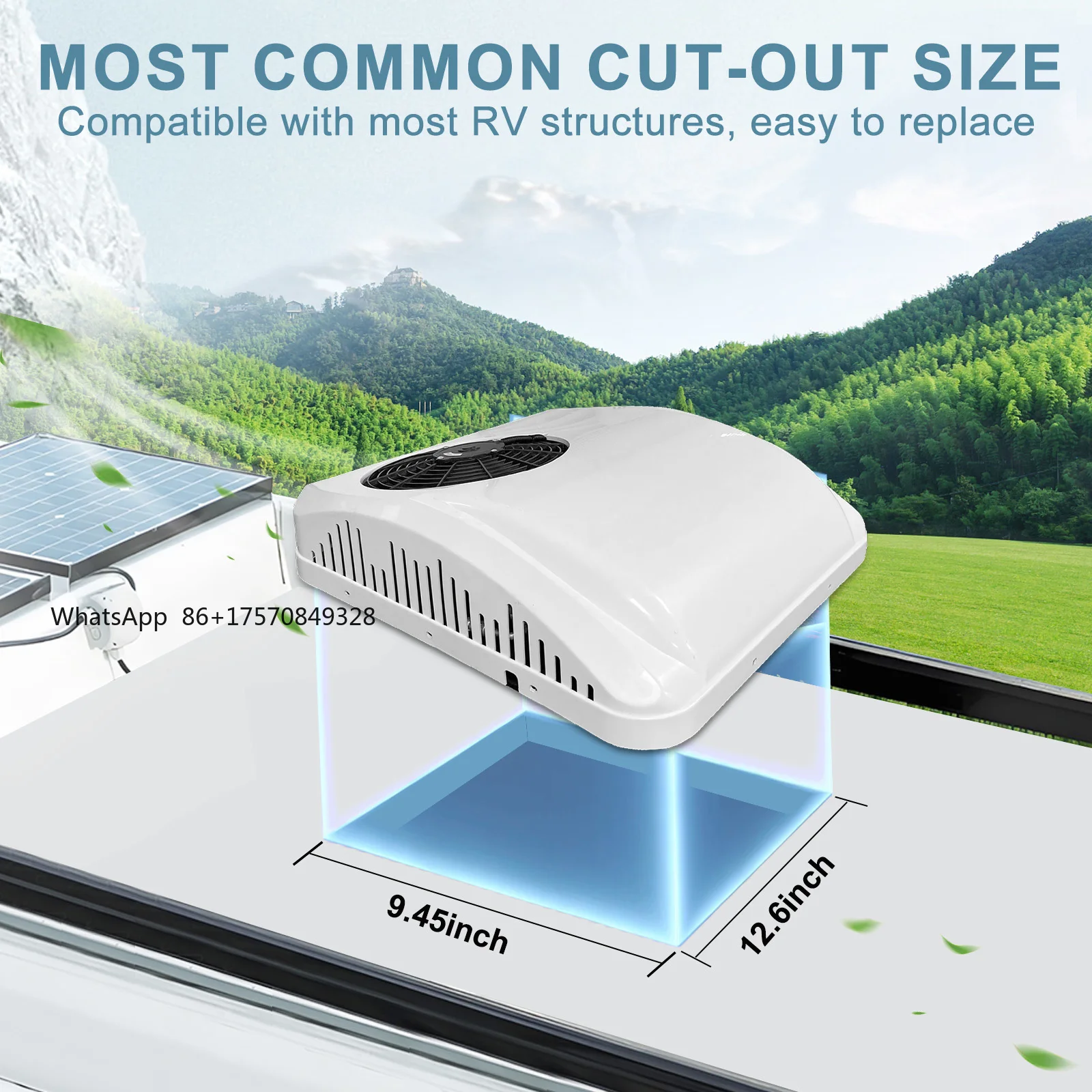Aspligo Parking Roof RV Air Conditioner 12V Mounted Car Heat & Cool Air Conditioning for Truck Motorhome Camper Bus Caravan New
Aspligo Parking Roof RV Air Conditioner 12V Mounted Car Heat & Cool Air Conditioning for Truck Motorhome Camper Bus Caravan New