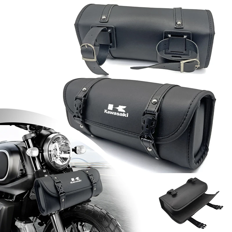 New Motorcycle Front Fork Tool Bag Saddlebags PU Leather Handlebar Roll Bag Waterproof Fit For Kawasaki Vulcan S Z750 Z900 Ninja
New Motorcycle Front Fork Tool Bag Saddlebags PU Leather Handlebar Roll Bag Waterproof Fit For Kawasaki Vulcan S Z750 Z900 Ninja