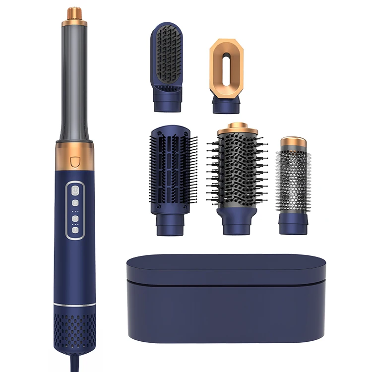 Wholesale Hot Air Brush 5 Frizz Auto-rotating Curling One Step Electric 7 in 1 Hair Dryer Brush
Wholesale Hot Air Brush 5 Frizz Auto-rotating Curling One Step Electric 7 in 1 Hair Dryer Brush