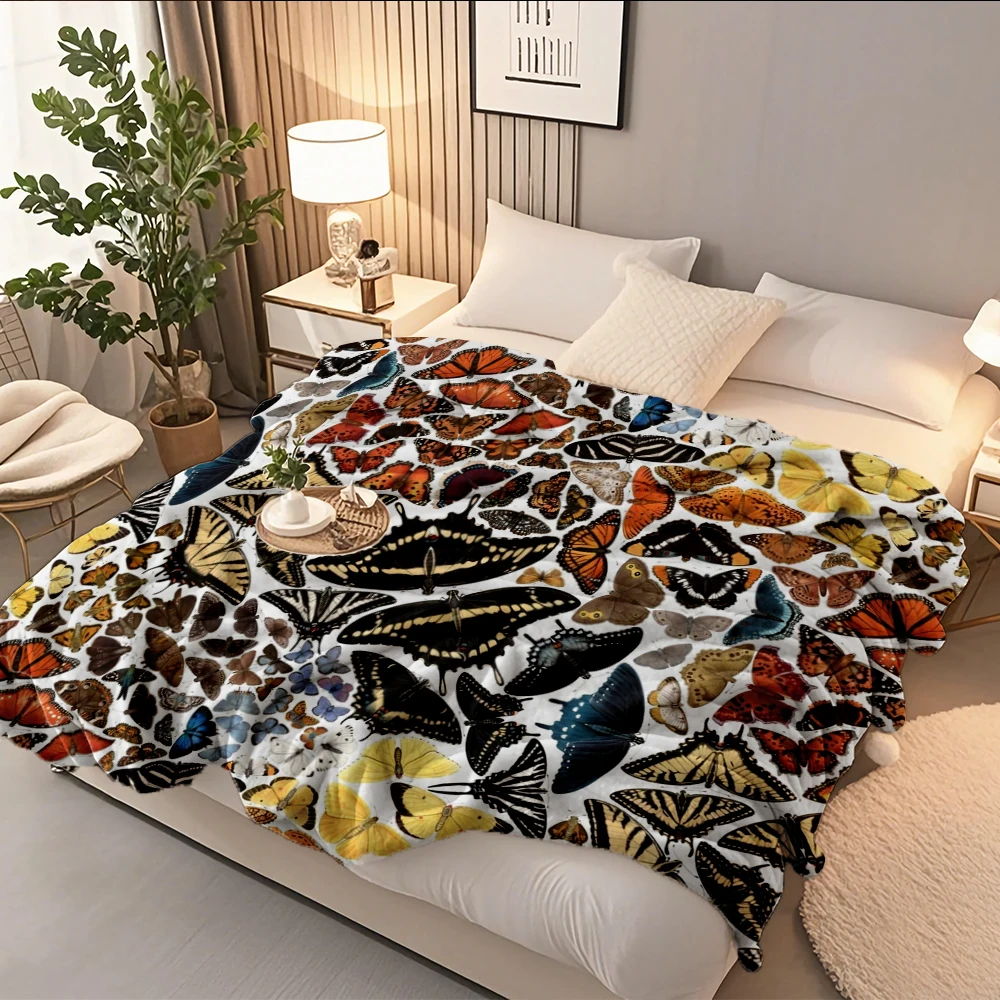 Selected Flannel Bed Blanket Butterflies Of North America Nordic Comforter Premium Bedding With Anti-pilling Durable Blankets
Selected Flannel Bed Blanket Butterflies Of North America Nordic Comforter Premium Bedding With Anti-pilling Durable Blankets