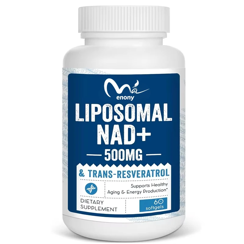 Liposomal NAD+500mg+trans resveratrol 300mg, used for cellular energy metabolism and DNA repair, 60 capsules soft
Liposomal NAD+500mg+trans resveratrol 300mg, used for cellular energy metabolism and DNA repair, 60 capsules soft