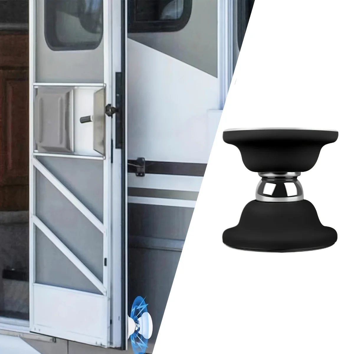 1 PC RV Magnetic Door Catch Reduce Noise Heavy Duty Baggage Doorstop For Motorhome Travel Trailer Camper Door Holder
1 PC RV Magnetic Door Catch Reduce Noise Heavy Duty Baggage Doorstop For Motorhome Travel Trailer Camper Door Holder