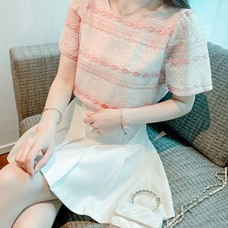 Short Sleeve Women's T-shirt Striped Female Top Japanese Vintage Clothes Basic Korean Popular One Pieces Cheap Clothing Sales
Short Sleeve Women's T-shirt Striped Female Top Japanese Vintage Clothes Basic Korean Popular One Pieces Cheap Clothing Sales