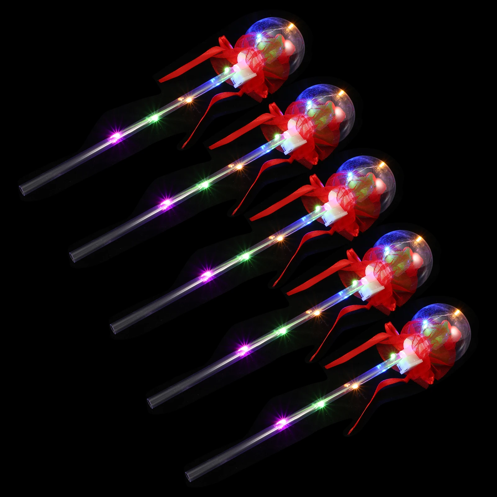 5pcs Glowing Fairy Sticks Wand Light Decorative Luminous Pretty Fairy Sticks Party Props Plastic Electronic Christmas
5pcs Glowing Fairy Sticks Wand Light Decorative Luminous Pretty Fairy Sticks Party Props Plastic Electronic Christmas