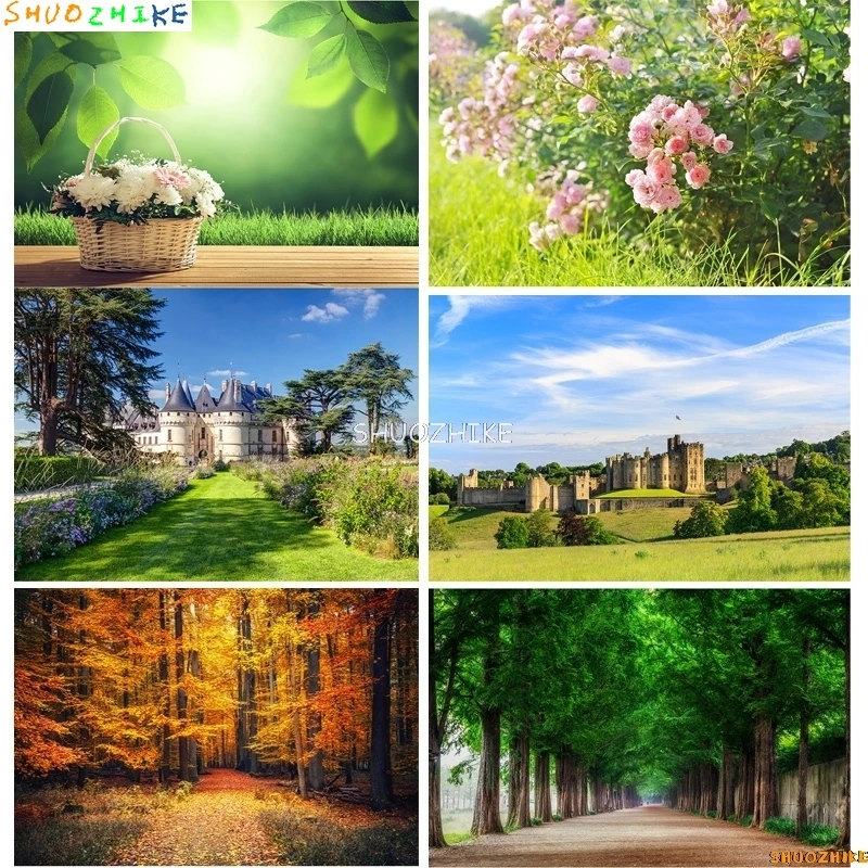 Autumn European Street Scenery Photography Backdrops Props Blue Sky White Cloud Nature lawn Forest Photo Studio Background KH-06
Autumn European Street Scenery Photography Backdrops Props Blue Sky White Cloud Nature lawn Forest Photo Studio Background KH-06