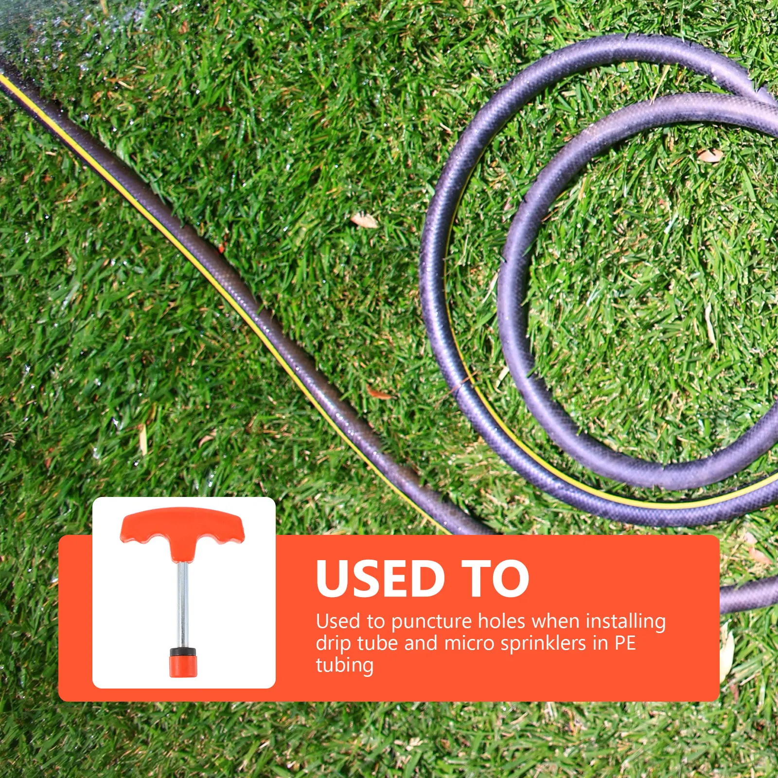 Hole Punch for PE Tube 16mm Durable Automatic Tool for Drip Irrigation Sprinkler Installation Gardening Supplies
Hole Punch for PE Tube 16mm Durable Automatic Tool for Drip Irrigation Sprinkler Installation Gardening Supplies