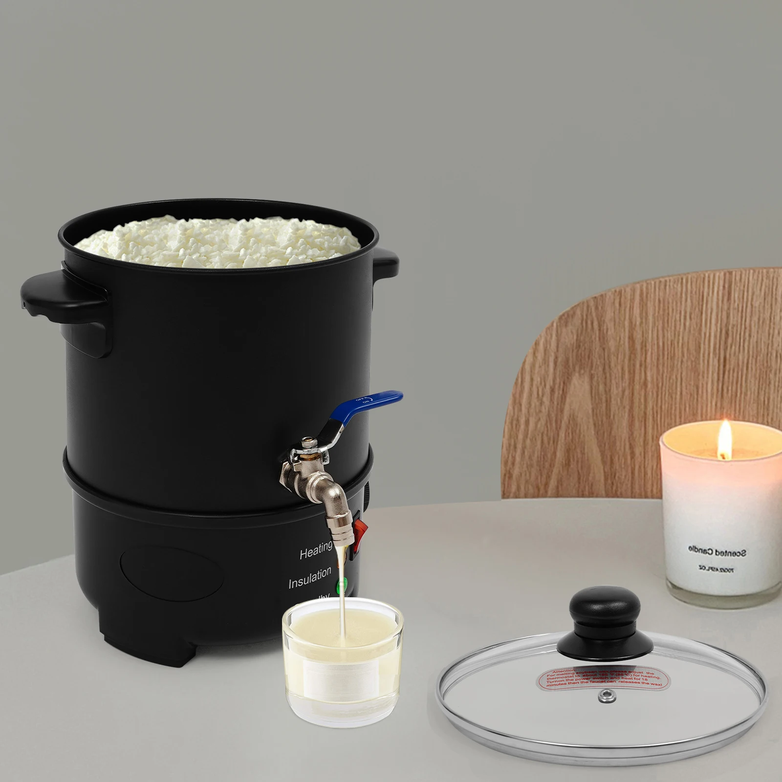 Электрический плавильный котел для воска, 4 л, плавильный котел для воска с контролем температуры, плавильный котел для воска
Электрический плавильный котел для воска, 4 л, плавильный котел для воска с контролем температуры, плавильный котел для воска