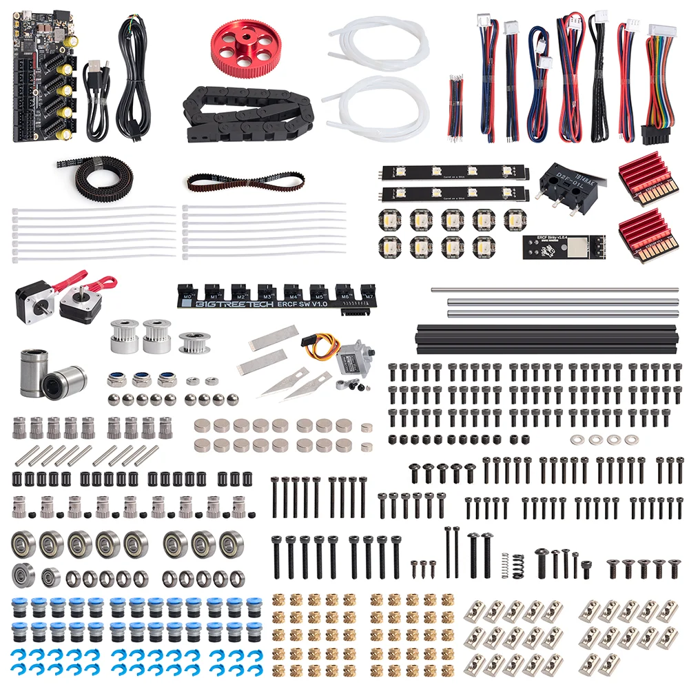 BIGTREETECH ERCF V2 Multi-color 8 Color Kits Enraged Rabbit Multi-color Printing Upgrade For Voron2.4 Trident Klipper 3D Printer
BIGTREETECH ERCF V2 Multi-color 8 Color Kits Enraged Rabbit Multi-color Printing Upgrade For Voron2.4 Trident Klipper 3D Printer