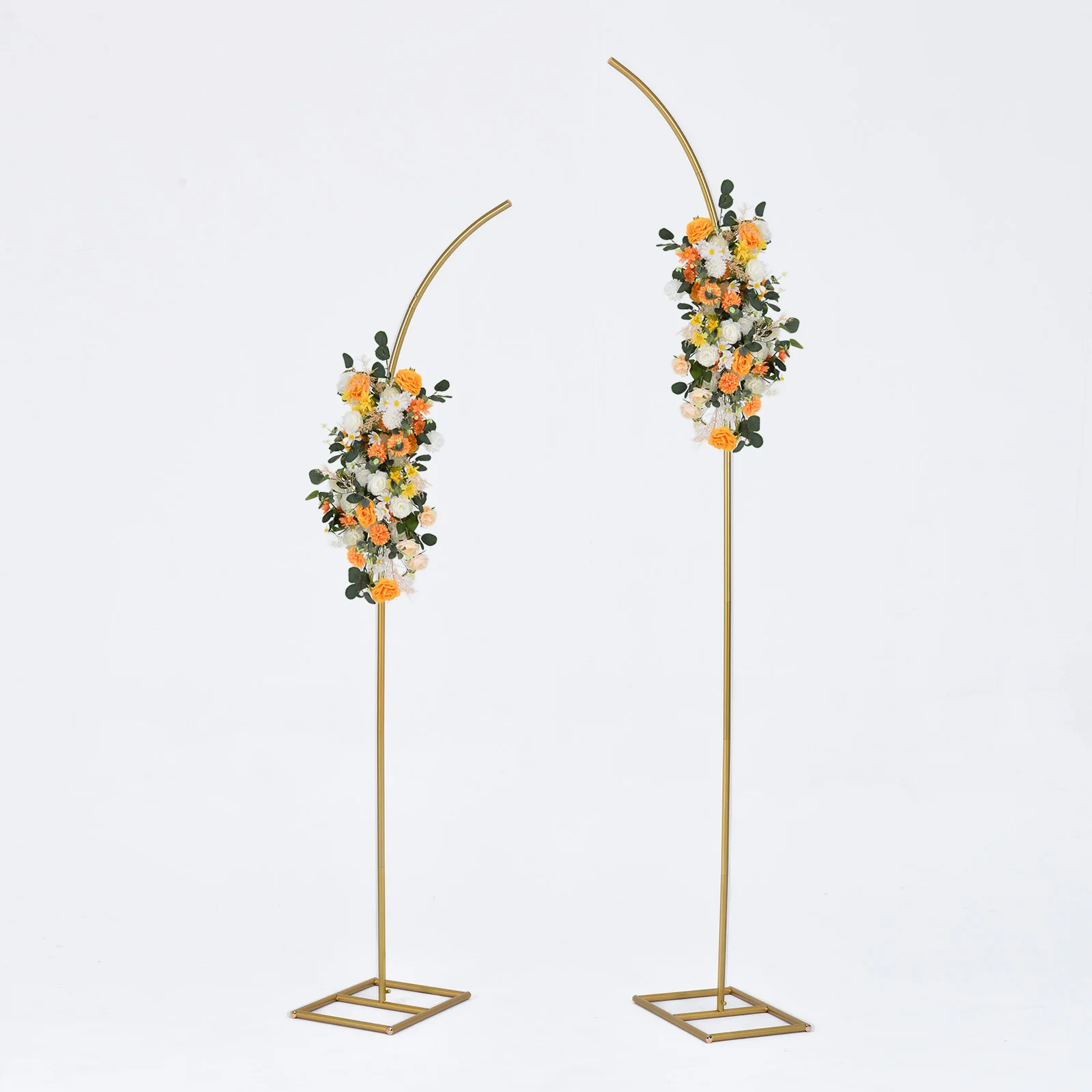 2pcs Metal Wedding Arch Backdrop Stand Gold Arbor Stand Birthday Party Ceremony Anniversary Celebration Decoration
2pcs Metal Wedding Arch Backdrop Stand Gold Arbor Stand Birthday Party Ceremony Anniversary Celebration Decoration