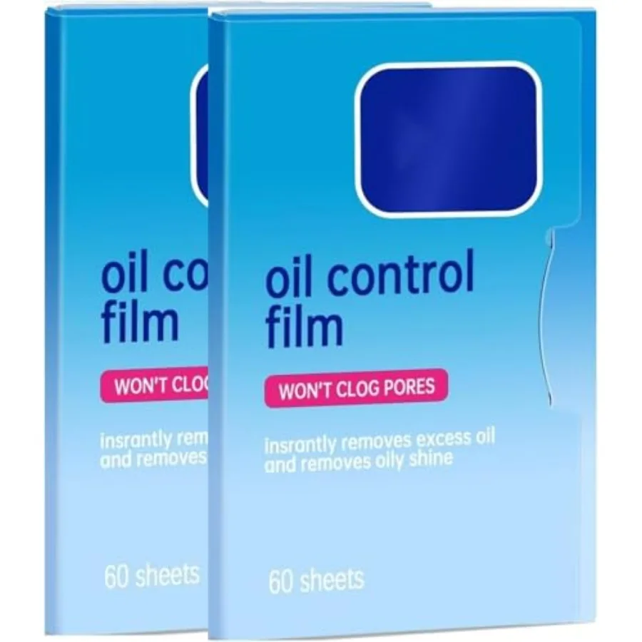 2 Packs Oil Blotting Papers for Face 120 Sheets - Oil Absorbing Blotting Sheets for Oily Skin, Makeup-Friendly and Portable Oil
2 Packs Oil Blotting Papers for Face 120 Sheets - Oil Absorbing Blotting Sheets for Oily Skin, Makeup-Friendly and Portable Oil