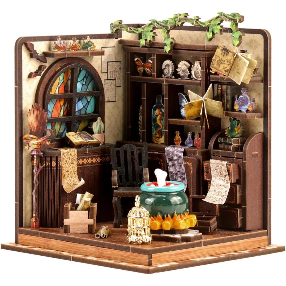 Набор 3D-пазлов «миниатюрный дом своими руками»: книжный уголок для взрослых и подростков — уникальный подарок для декора книжной полки
Набор 3D-пазлов «миниатюрный дом своими руками»: книжный уголок для взрослых и подростков — уникальный подарок для декора книжной полки