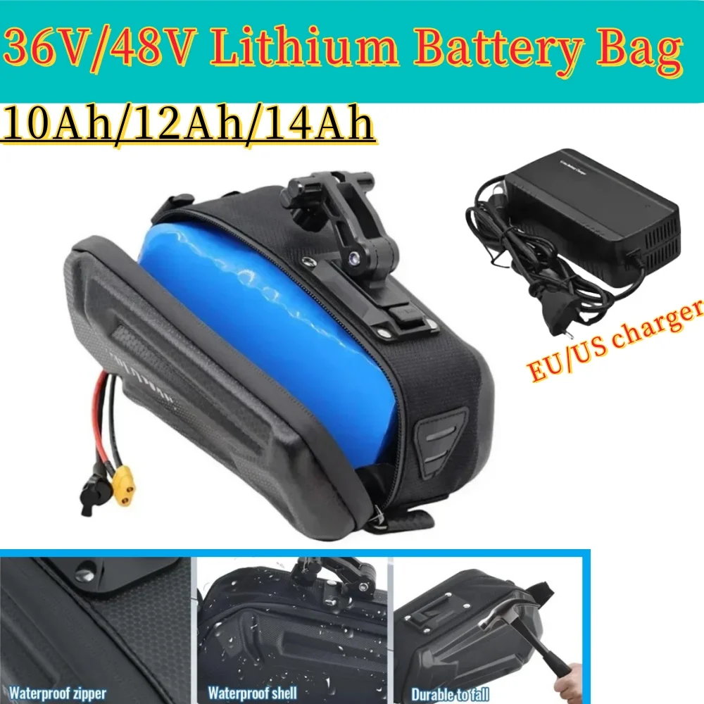 36V 48V 10Ah/12Ah/14Ah 18650 Rechargeable Lithium Battery Pack for 0-500w Scooter Electric Vehicle with Waterproof Bag.
36V 48V 10Ah/12Ah/14Ah 18650 Rechargeable Lithium Battery Pack for 0-500w Scooter Electric Vehicle with Waterproof Bag.