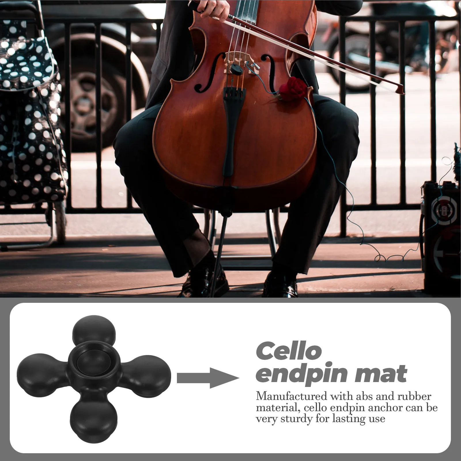 Non Slip Endpin Mat Black Rubber Accessories Instrument Support Protective Pad Floor String Instrument Supplies Rest Stopper
Non Slip Endpin Mat Black Rubber Accessories Instrument Support Protective Pad Floor String Instrument Supplies Rest Stopper