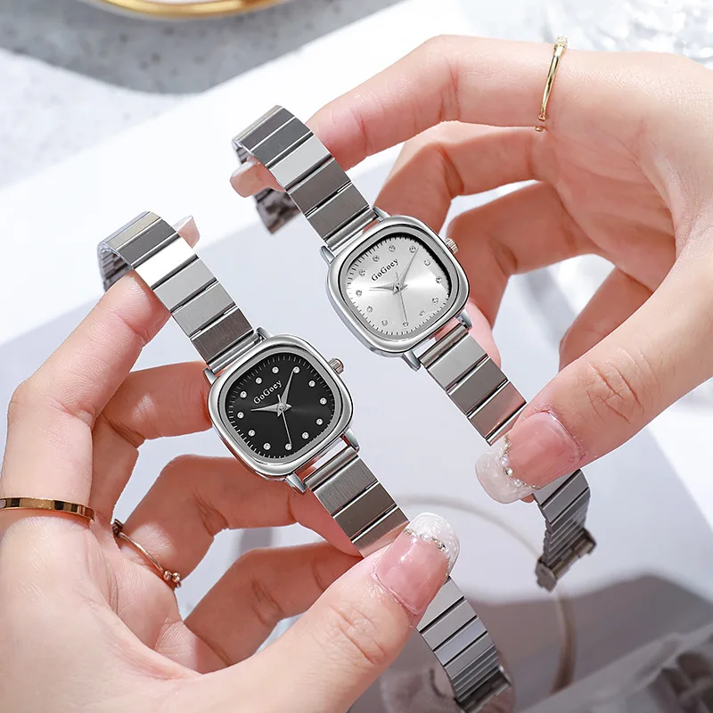 Роскошные брендовые женские часы, маленькие квадратные высококачественные наручные часы из нержавеющей стали со стразами, дропшиппинг, женские часы
Роскошные брендовые женские часы, маленькие квадратные высококачественные наручные часы из нержавеющей стали со стразами, дропшиппинг, женские часы