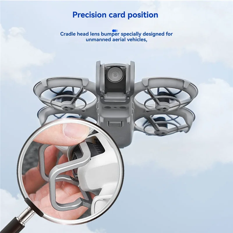 ABZZ-For DJI Neo Drone Gimbal Bumper Metal Protective Bar Anti-Collision Guard Accessory
ABZZ-For DJI Neo Drone Gimbal Bumper Metal Protective Bar Anti-Collision Guard Accessory