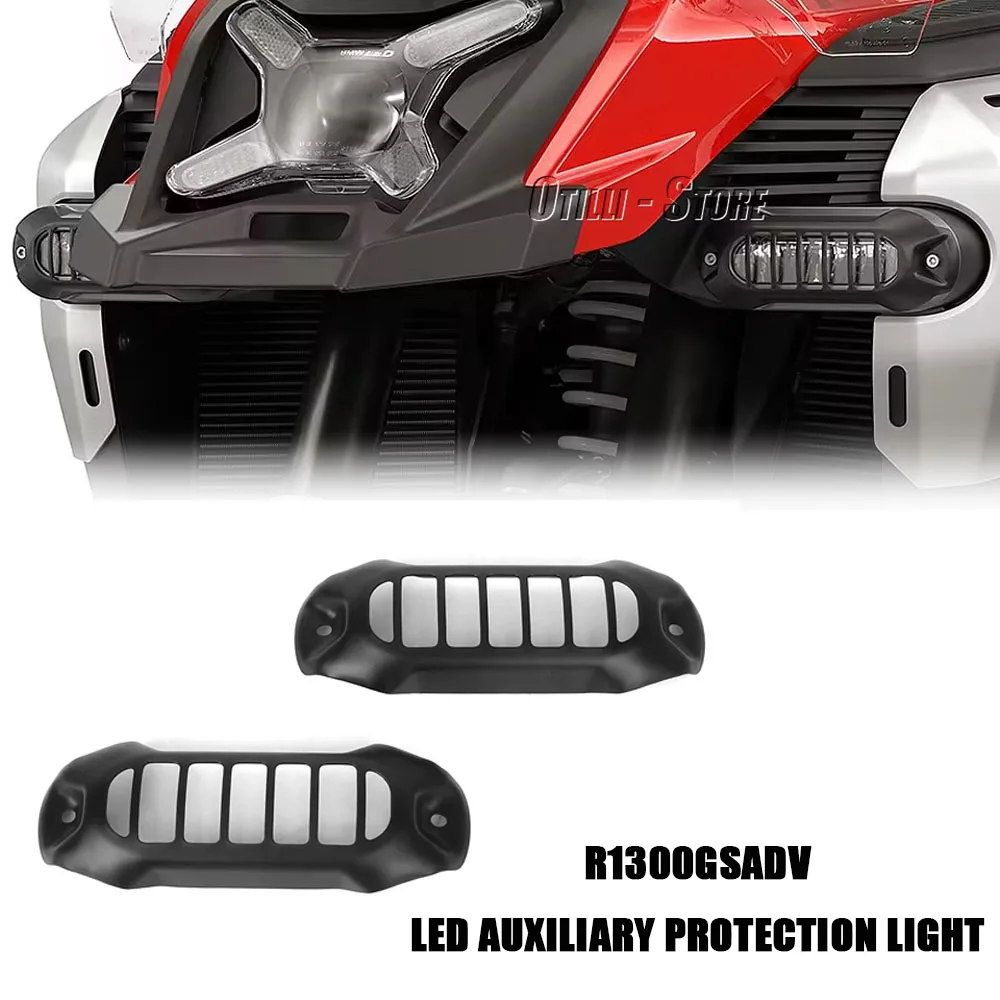 For BMW R1300GS ADV R 1300 GS Adventure 2024 2025 LED Auxiliary Light Cover Lamp Protection Guard Grille Motorcycle Accessories
For BMW R1300GS ADV R 1300 GS Adventure 2024 2025 LED Auxiliary Light Cover Lamp Protection Guard Grille Motorcycle Accessories