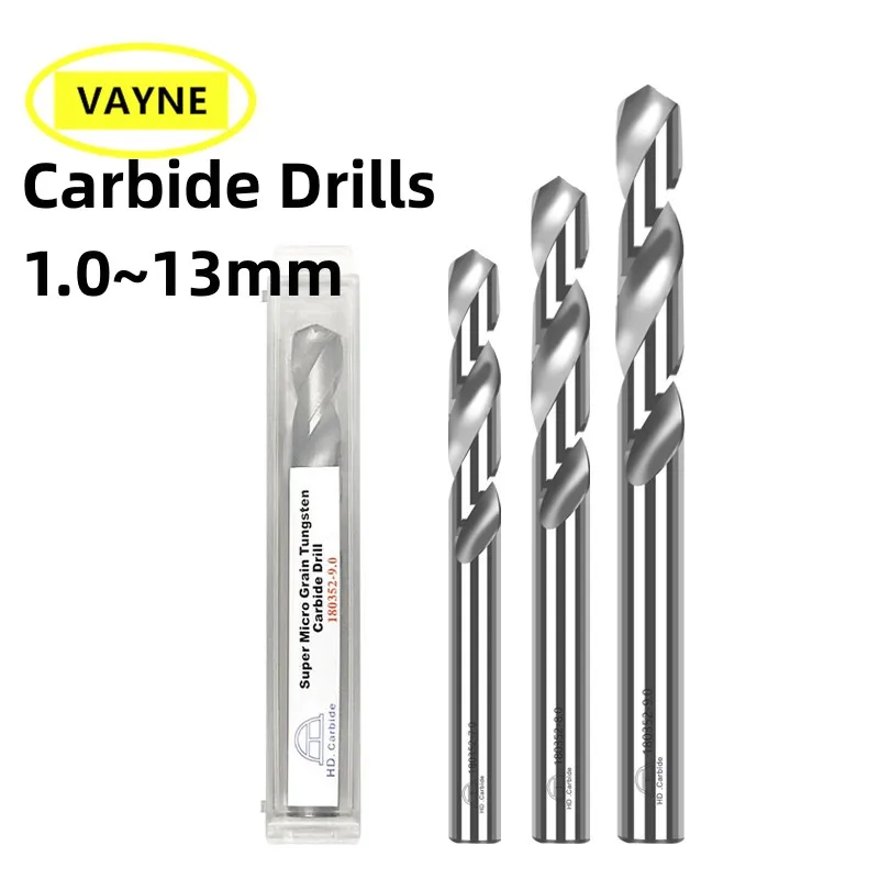 1PCS Germany HD Tungsten steel chamfered bit/straight shank machine twist bit/integral carbide Drills bit 1.0~13mm
1PCS Germany HD Tungsten steel chamfered bit/straight shank machine twist bit/integral carbide Drills bit 1.0~13mm