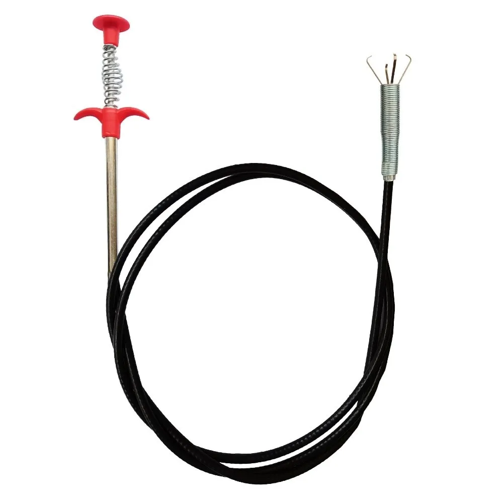 Гибкий инструмент для прочистки засоров в раковинах и трубах, пружинный захват для удаления засоров, для подвалов и трубопроводов
Гибкий инструмент для прочистки засоров в раковинах и трубах, пружинный захват для удаления засоров, для подвалов и трубопроводов