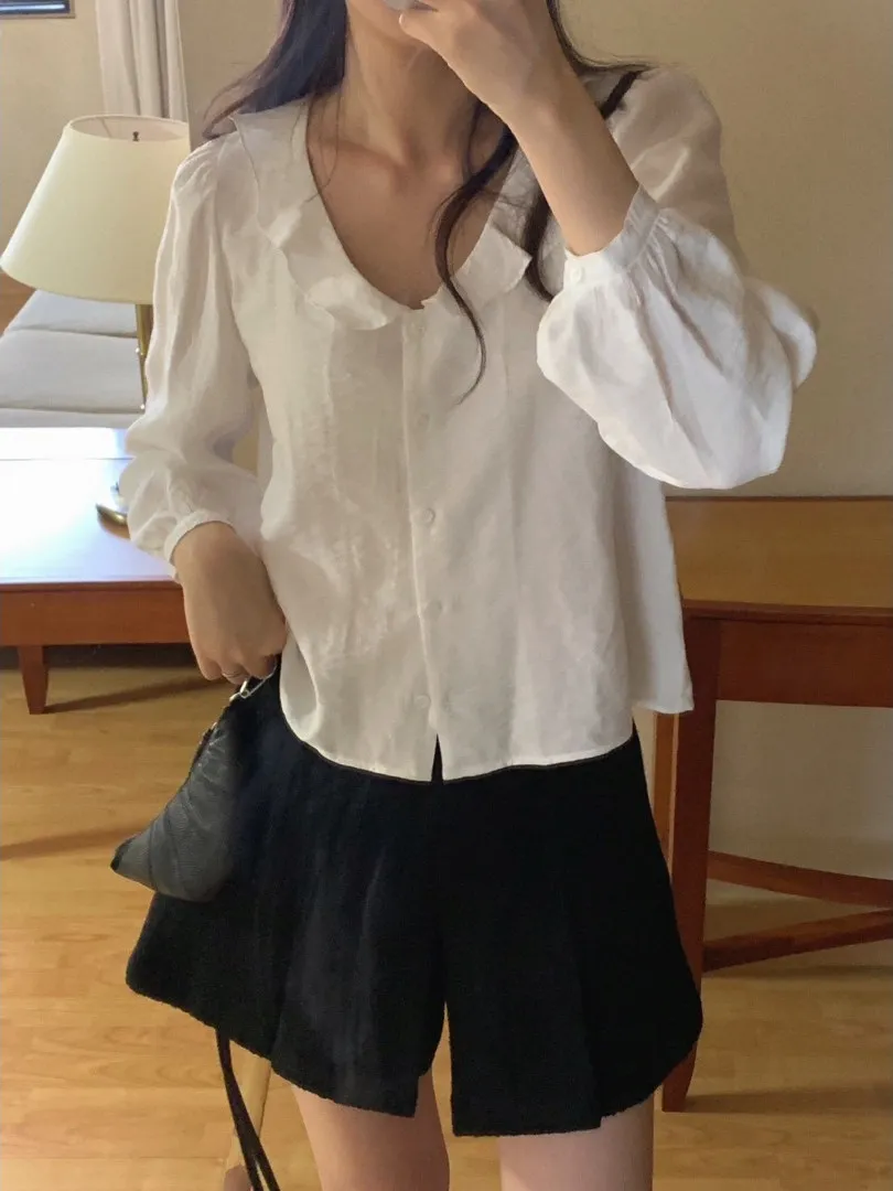 Шикарный ранняя весна, нежный ветер, воротник Lotus Le, свободный повседневный длинный женский цвет све, irt для поездок на работу, тонкий материал
Шикарный ранняя весна, нежный ветер, воротник Lotus Le, свободный повседневный длинный женский цвет све, irt для поездок на работу, тонкий материал