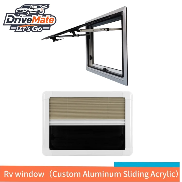 Quality Acrylic Round Corner Rv Camper Trailer Side Windows, caravan Extrapolation Window