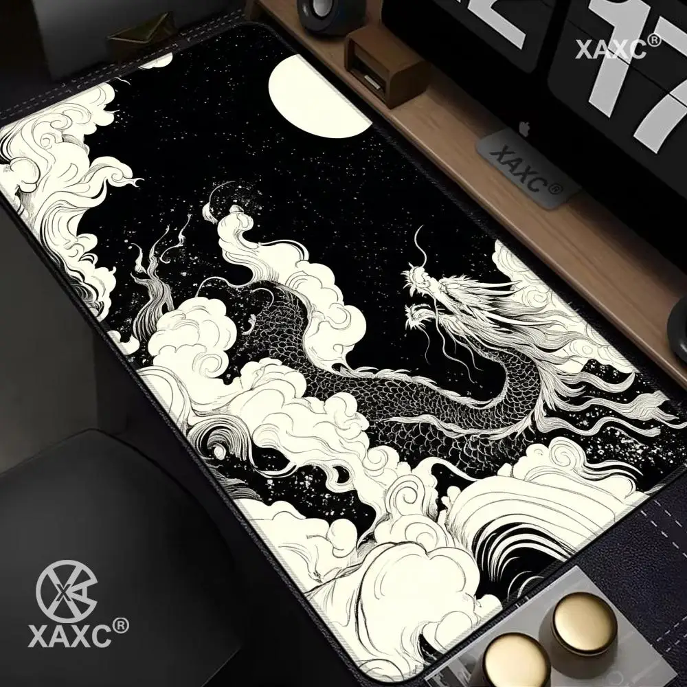 XXL Black and White Dragon Anime Mouse Pad Large Keyboard Lockrand Desktop Rubber Non-slip Carpet Convenient Washable HYBXXC
XXL Black and White Dragon Anime Mouse Pad Large Keyboard Lockrand Desktop Rubber Non-slip Carpet Convenient Washable HYBXXC